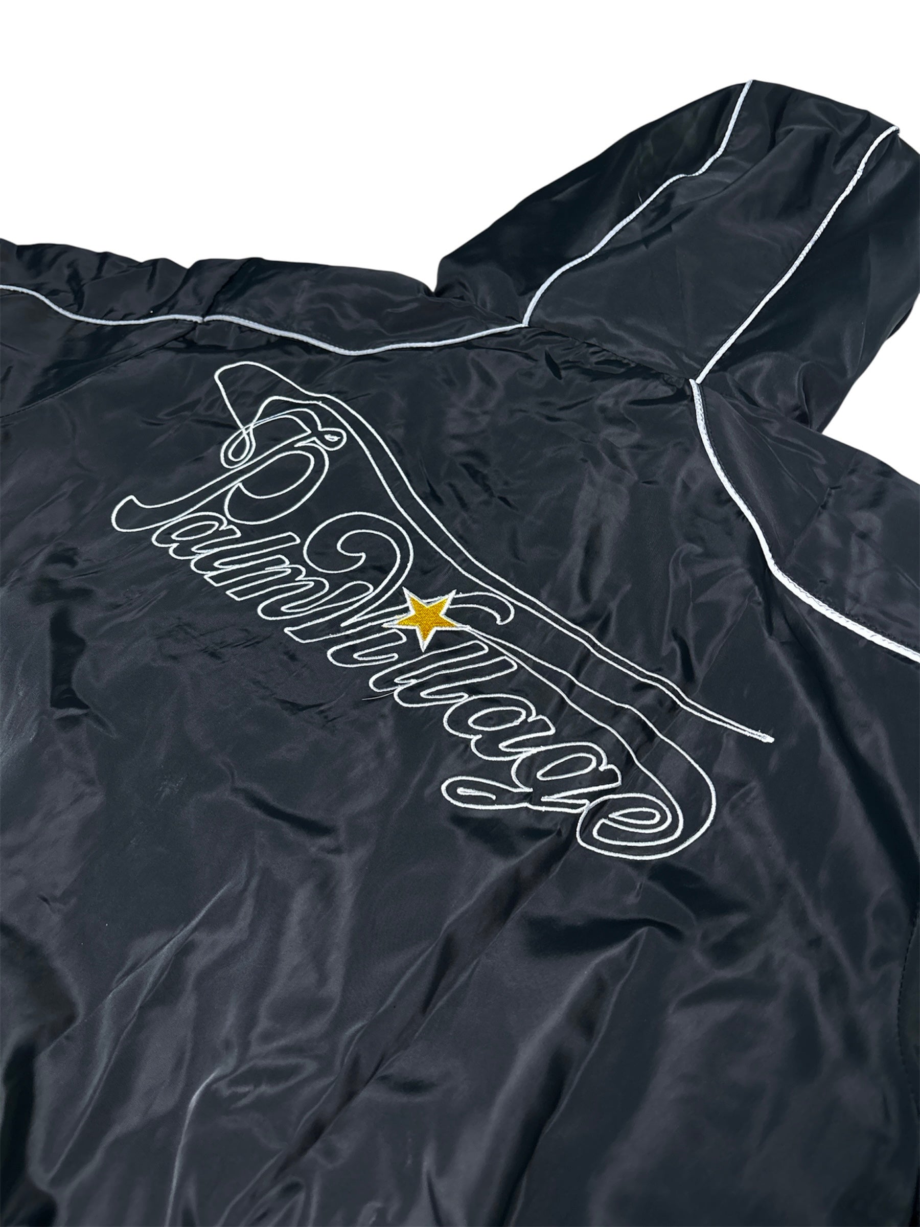 black reflective Hoodie