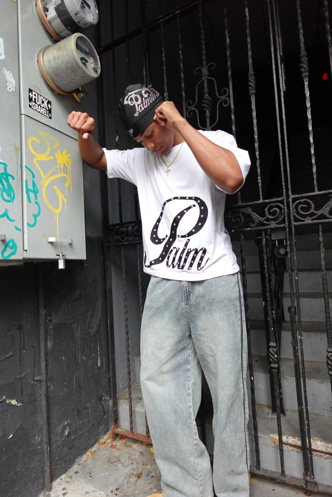 RHINESTONE men SHIRT