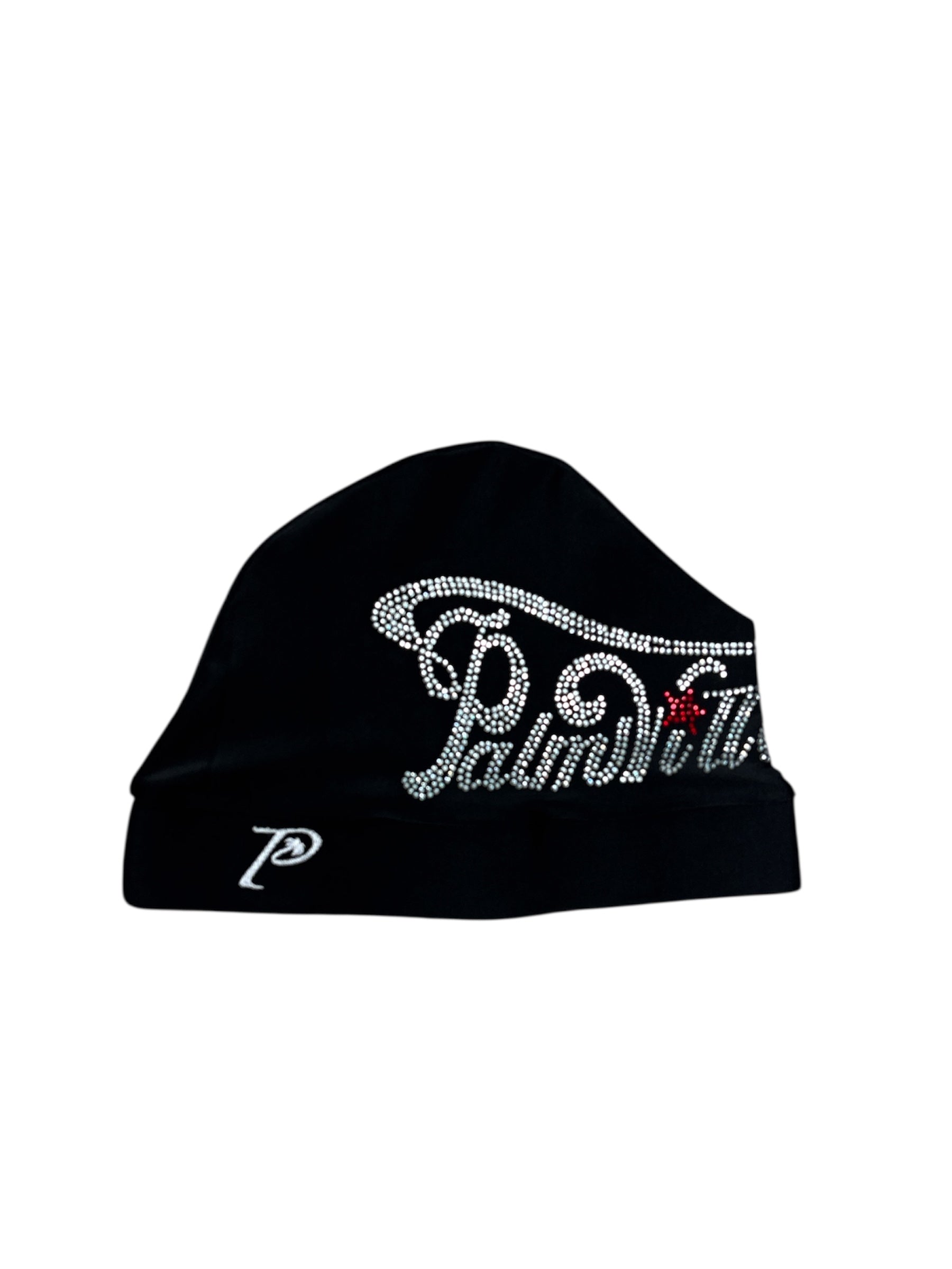 Rhinestone skull cap