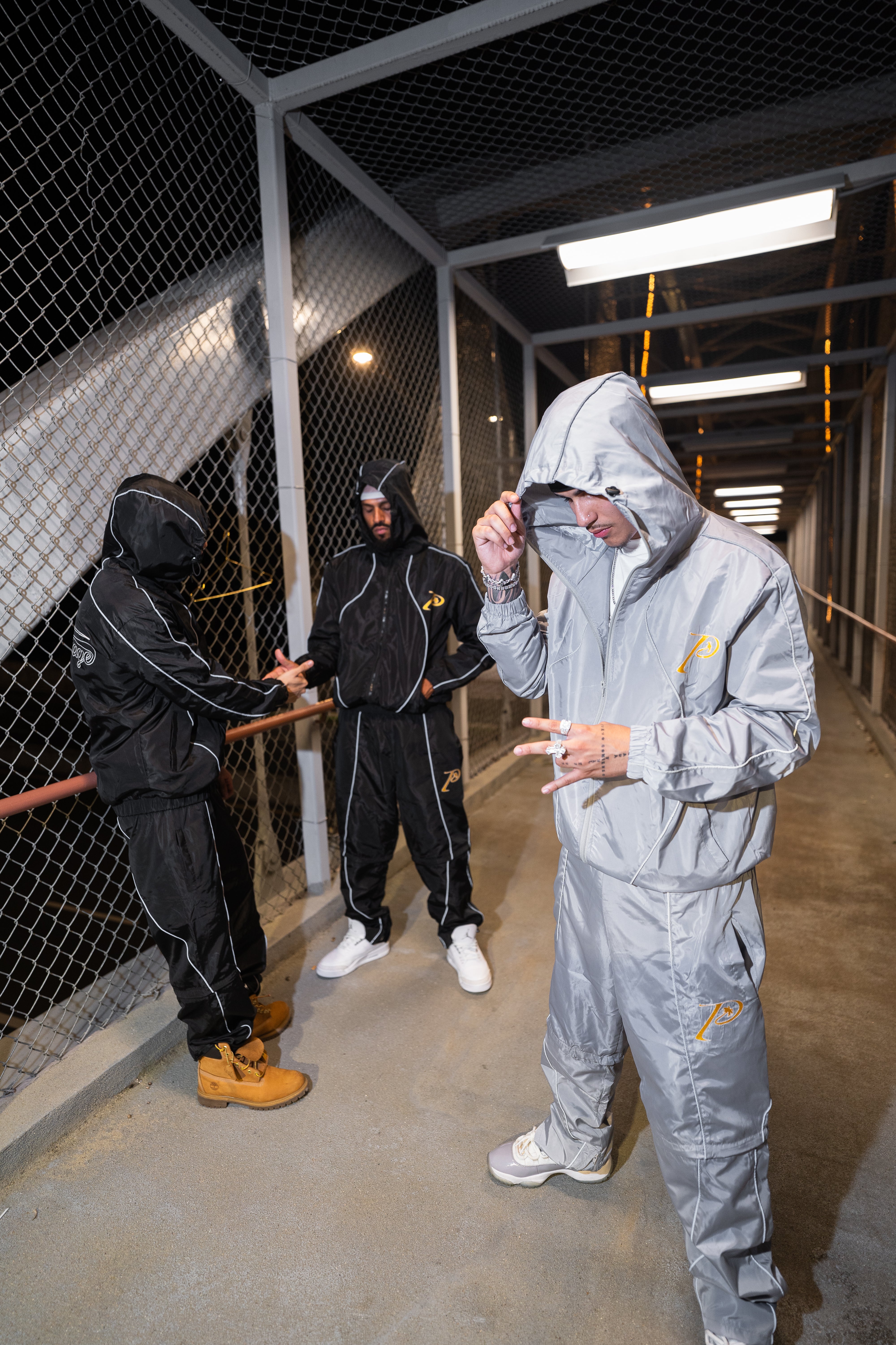 Grey Reflective pant