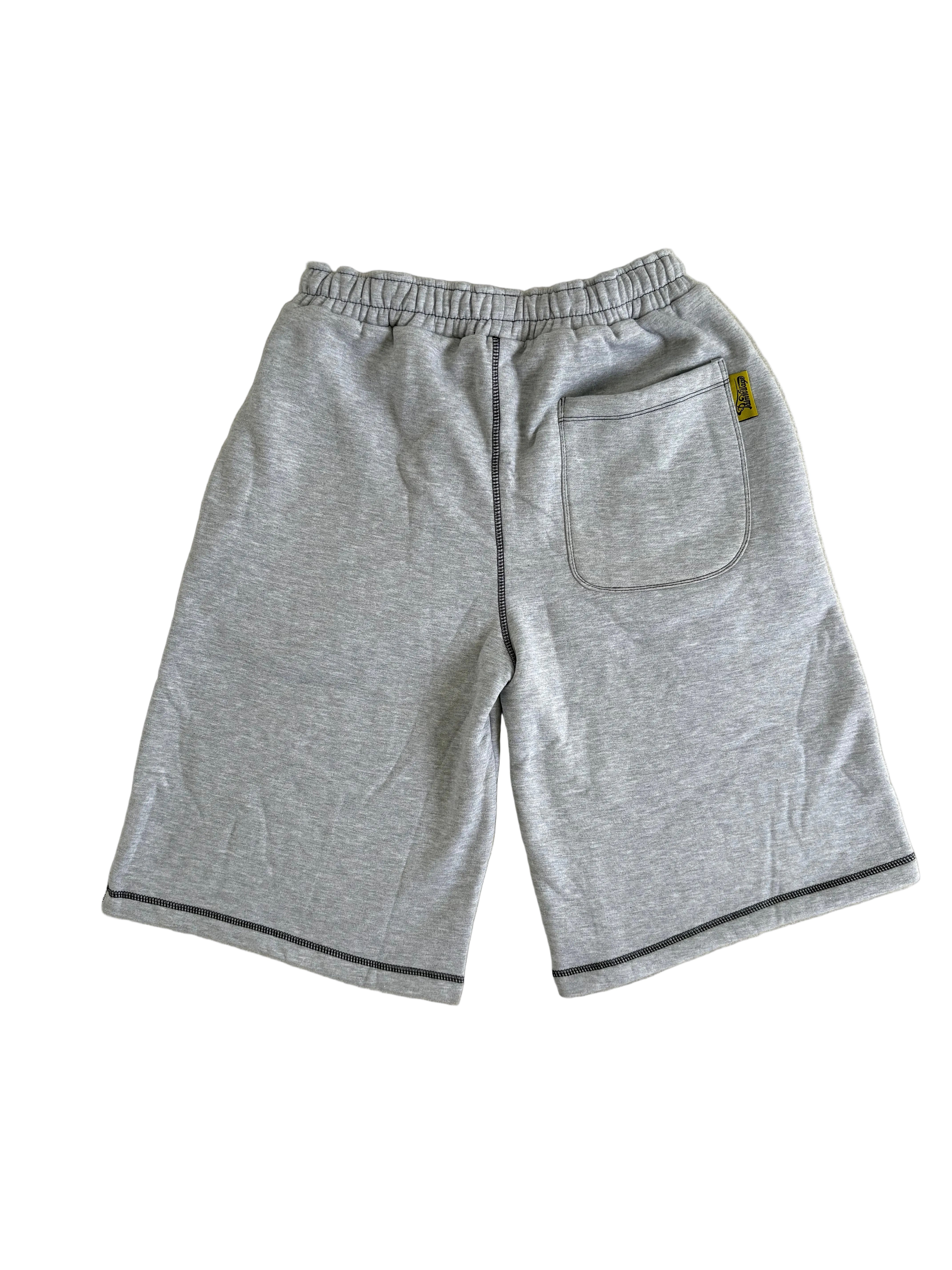 STITCH "P" JORTS BLACK