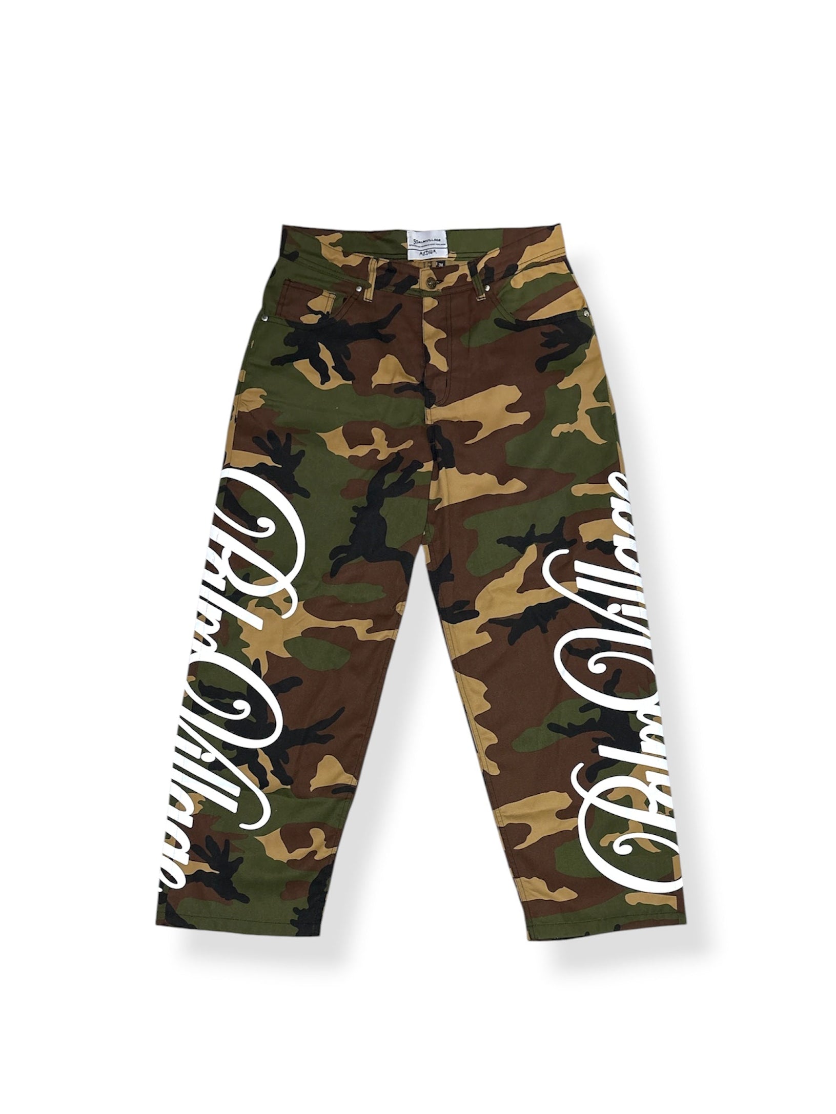 WHITE MILITIA PANTS